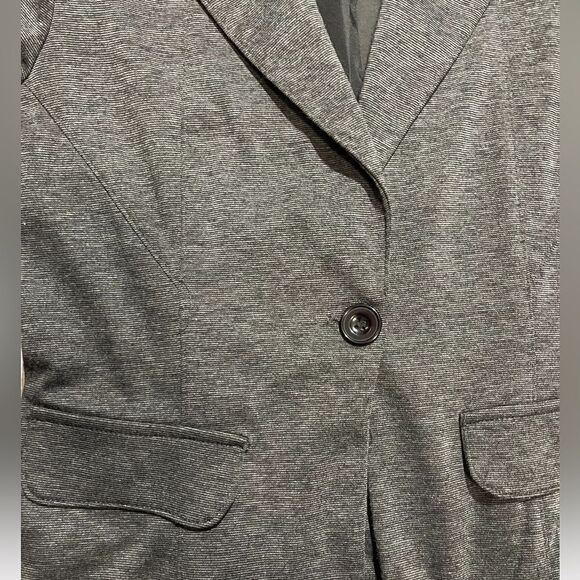 Eclipse Button Front 3/4 Sleeve Blazer Medium - Picture 7 of 12